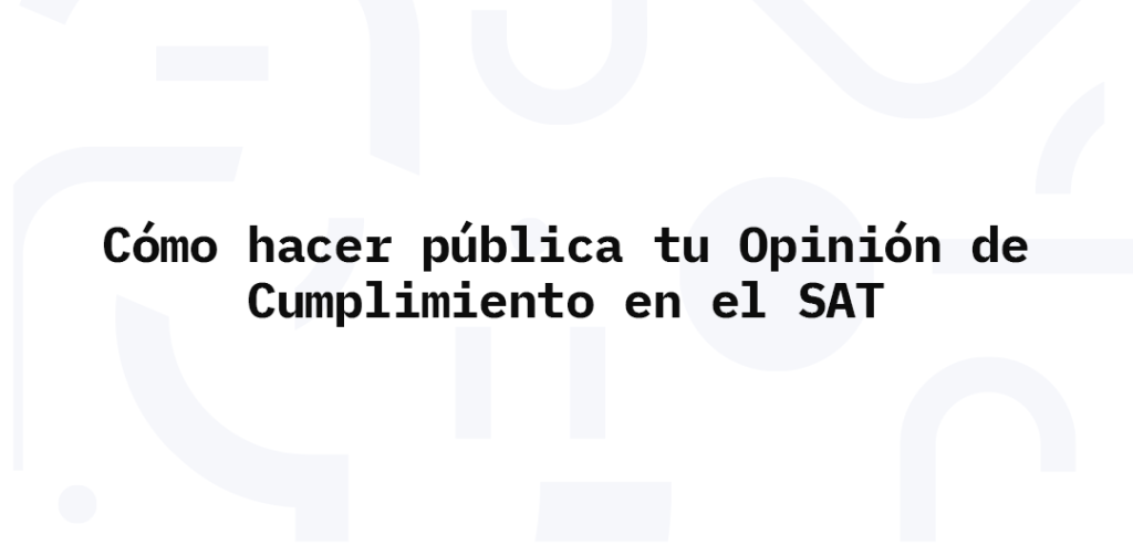 Opinión de cumplimiento